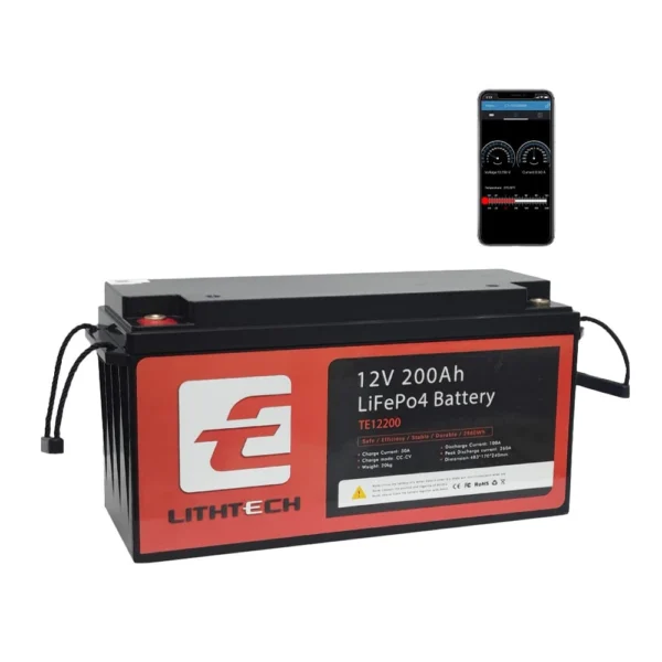 Літій залізофасфатний акумулятор LITHTECH 12V 200Ah